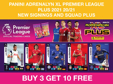 Panini Premier League Adrenalyn XL 2020/21 PLUS New Signings and Squad Plus