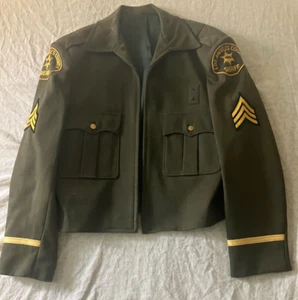 Chaqueta, camisa y casco verde del sheriff del condado de Los Ángeles talla mediana garra - Imagen 1 de 24