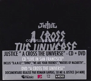 JUSTICE - A CROSS THE UNIVERSE CD & DVD (EU FRANCE) D.A.N.C.E. - Imagen 1 de 2