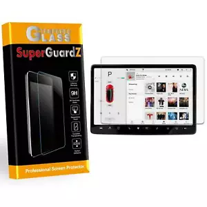 SuperGuardZ Tempered Glass Screen Protector Shield For Tesla Model Y / Model 3 - Picture 1 of 11