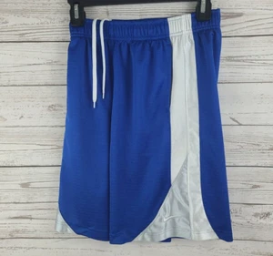 Youth Nike Dri Fit Basketball Shorts Size M Medium Blue Pockets Drawstring EUC - Picture 1 of 10