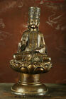 Tibet Buddhism Temple Bronze Gilt   A Buddism Godness Guanyin       0708