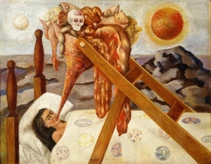 Without Hope - Frida Kahlo - 1922 Surrealist Mexican Symbolism Psychological Art - Picture 1 of 2