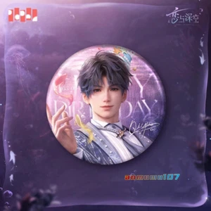Official Love and Deepspace Rafayel Qi Yu Birthday Tinplate Badge Pin Brooch - Picture 1 of 4