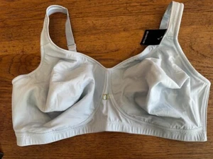 Avenue Body Sky Blue Solid 48DDD Fashion Soft Caress Unlined Bra NWT Wire Free - Picture 1 of 2