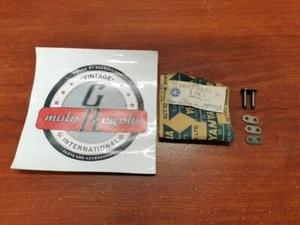 NOS Yamaha 1973 1974 TX500 1975 - 1978 XS500 CHAIN JOINT 94962-09001-00 Y128 - Foto 1 di 4