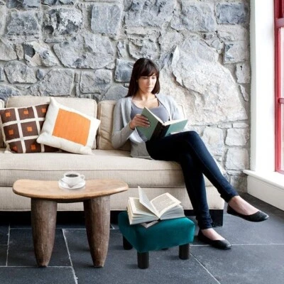 Foot Rest square FootStool Footrest Ottoman - Image 1 of 4