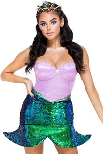 Melonhopper 270995 Womens Sea Queen Mermaid Costume Size S (Runs Smaller) - Picture 1 of 3