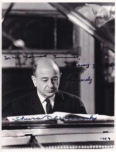 Shura Cherkassky - grande foto del 1969 - foto: Allegro - originale firmata - Foto 1 di 3