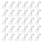 30Pcs For Blinds Durable Practical Retainer Holder Valance Clip Clear Acrylic