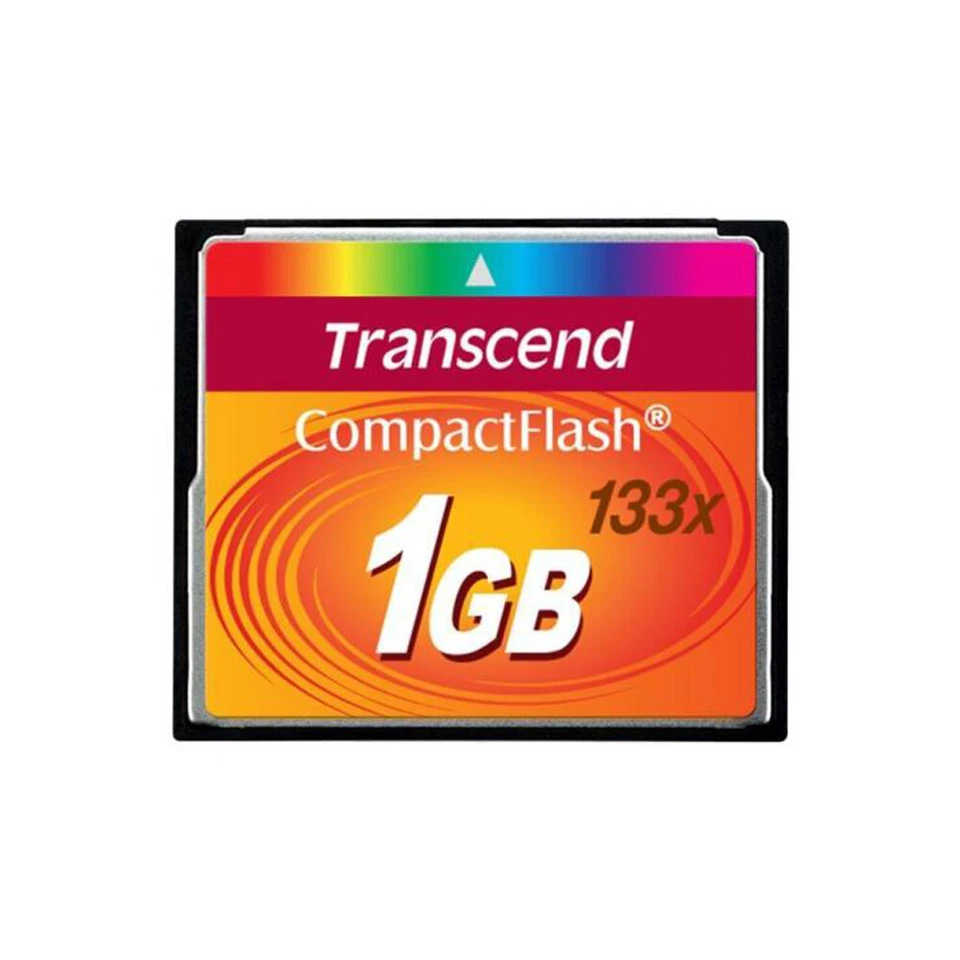 Transcend CF Memory Card 1GB 133x Compact Flash Card - Image 1 of 1