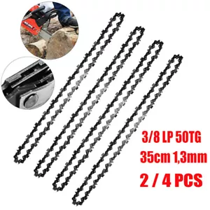 2/4x Sägekette 35cm 50TG 3/8 P 1,3 mm für Stihl MS180 210 230 250 021 023 025 - Bild 1 von 7