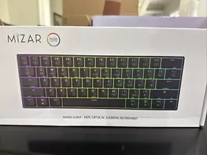 Mizar MZ60 LUNA RGB Lightning 60% optical gaming keyboard - Picture 1 of 4