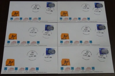 Greece 2004 volleyball Sport Dates SET 16 Covers - Image 1 of 3