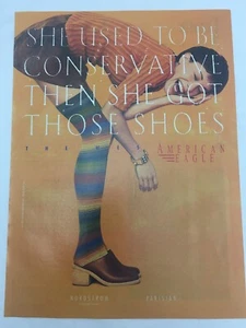 American Eagle Nordstrom 1991 parisino vintage revista de moda anuncio impreso - Imagen 1 de 5