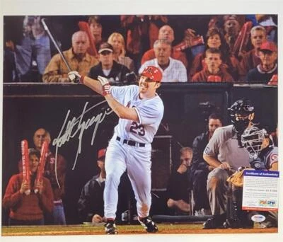 Scott Spiezio signed World Series Game 6 HR Angels 16x20 photo auto ~ PSA - Image 1 of 3