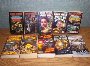 LOT David Weber FLAG IN EXILE IN ENEMY HANDS ASHES OF VICTORY HEIRS EMPIRE FURY - Imagen 1 de 3