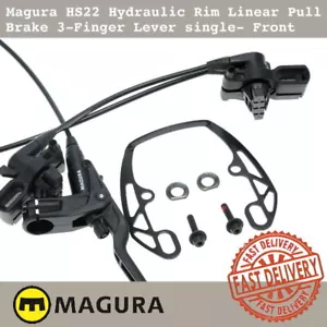 Magura HS22 Hydraulic Rim Linear Pull Bike Brake 3-Finger Lever single- Front - Picture 1 of 4