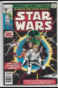 Star Wars #1 First Printing Original 1977 Marvel Comic Book 30¢ Newsstand - Picture 1 of 4