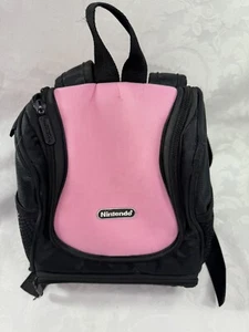 Mini Mochila Nintendo Gameboy/DS 2DS 3DS Negro Rosa Estuche de Viaje de Transporte - Imagen 1 de 11