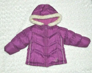Abrigo tampón de piel sintética púrpura OshKosh B'Gosh totalmente nuevo para niña 2T - Imagen 1 de 5