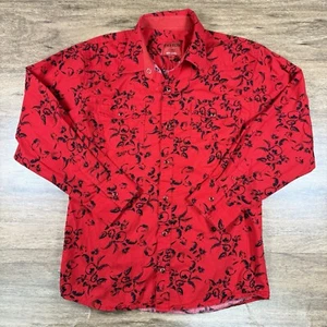 Patron Cito Boys 14 Western Pearl Snap Red Label Embroidered Rodeo Cowboy Shirt - Picture 1 of 7