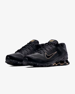 Nike Reax 8 TR Mesh Black Metallic Gold 621716-020 Men's Sizes - Picture 1 of 6
