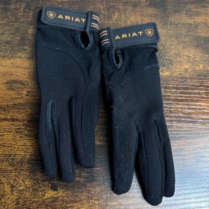 Guantes de equitación ARIAT Tek Grip - Talla 6 Rancho Granja Vaquera Rodeo Occidental Foto 1 de 4