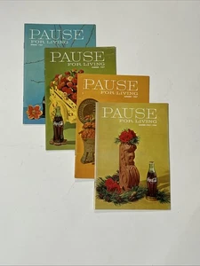 1967 Coca-Cola Magazine Bottling Co Promo Pause for Living - 4 Small Mags BS1S1 - Picture 1 of 12