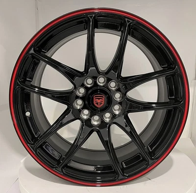 NS3 17 inch Black Red Rim fits TOYOTA MIRAI 2017 - 2019 - Image 1 of 4