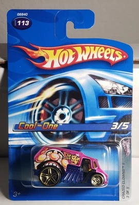 Crazed Clowns #113 Magenta Cool-One 2005 Hot Wheels Foto 1 de 2