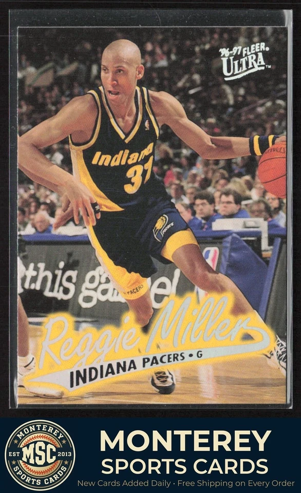 Reggie Miller 1996-97 Ultra #46 Indiana Pacers - Image 1 of 2