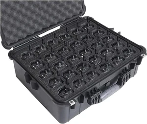 Case Fits 30 Motorola R2 / CP200 / XPR 3500E Two-Way Radios in Pre-Cut Heavy Dut - Picture 1 of 12