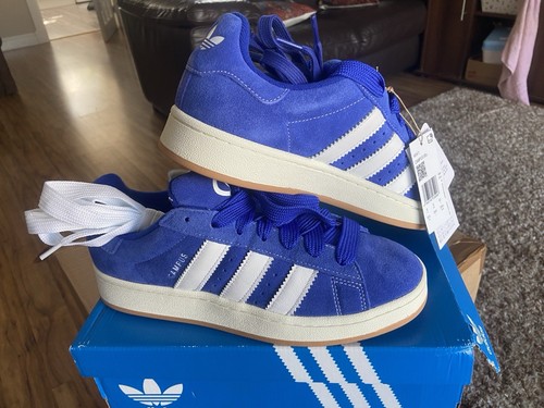 Adidas Campus 00s H03471 blu taglia UK 10 5 viene fornito con lacci di ricambio prezzo consigliato £ 90