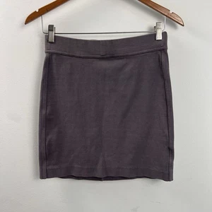Citizens of Humanity Mini Skirt Size Small Gray Jersey Knit Cotton Made in USA - Picture 1 of 6
