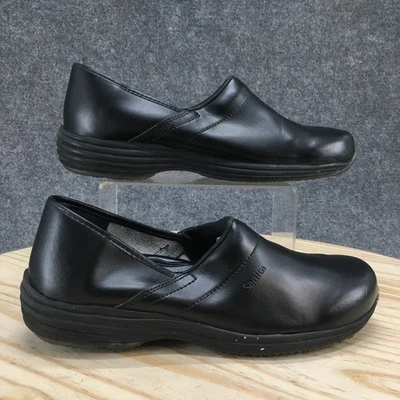Sanita Shoes Womens 42 The Original Danish Clogs Black Slip On Round Toe Comfort - Image 1 of 4