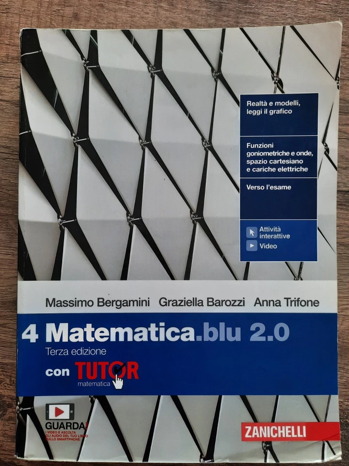 Matematica.blu 2.0 vol.4 con tutor 3°ed. "Zanichelli"  - Immagine 1 di 1