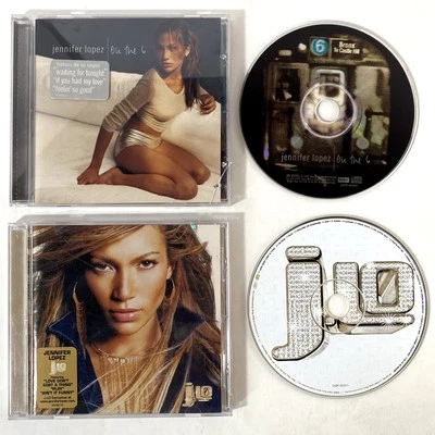 Jennifer Lopez CD Lot of 2 On The 6 & Jlo Vintage Y2K Original Albums Work Epic Foto 1 de 4