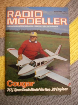 Radio Modeller Magazine Abril 1980 Sin Planes Gratis Plan Puma Artículo Característico - Imagen 1 de 3