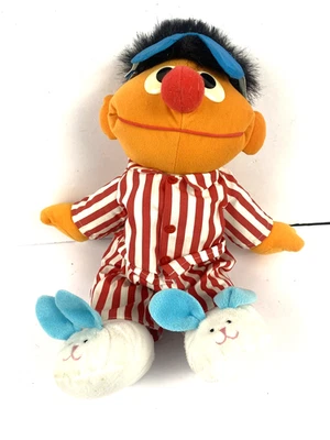 Muñeco de peluche Ernie Talking TYCO 1996 Sesame Street Sleep And Snore 18" ¡Funciona! Foto 1 de 4