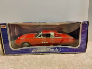 ANSON 1963 Ford Thunderbird Red Hardtop 1:18 Die Cast NIB - Picture 1 of 8
