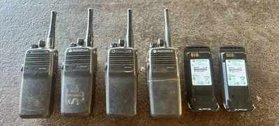 Lot of 4 Motorola XPR 6350 UHF Two Way Radios 6 channel/ 2 spare - Image 1 of 2