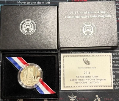 2011 United States Army Commemorative Coin - Clad Half-Dollar - Image 1 of 4