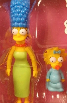 Экшн-фигурка Marge & Maggie The Simpsons упаковка 2 шт. 2025 Jakks Pacific новая запечатанная - Изображение 1 из 4