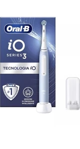 Oral-B iO Serie 3 Spazzolino Elettrico Sensore Pressione Intelligente Celeste - Foto 1 di 3