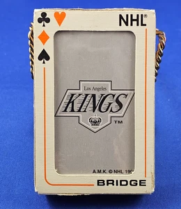 NHL LOS ANGELES KINGS LOGO Deck of Playing Cards NOS Made in Canada 1992 AMK - Picture 1 of 4