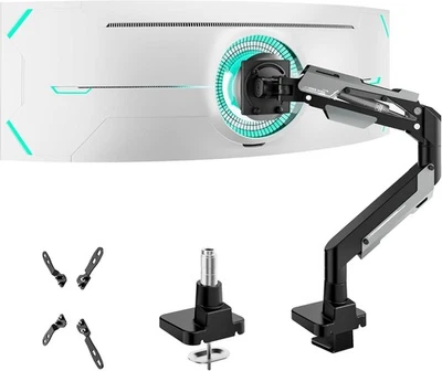 ARES WING Ultrawide Gas Spring Monitor Arm, Heavy Duty Monitor Arm for 24"-57" F - Image 1 of 3