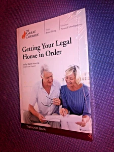 Great Courses TRANSCRIPTS :        GETTING YOUR LEGAL HOUSE IN ORDER    sealed - Picture 1 of 2