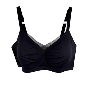 Honeylove Crossover Bra Womens 1X 40C 40D V Neck Mesh Support Comfort Wireless - Picture 1 of 6