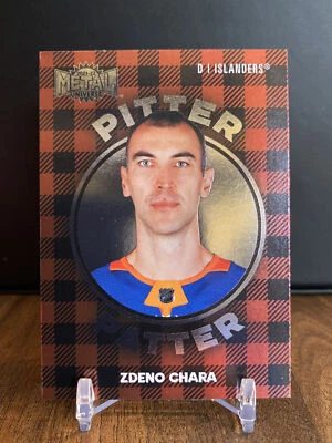 2021-22 Skybox Metal Universe Hockey Pitter Patter Zdeno Chara Islanders PP-20 - Image 1 of 4
